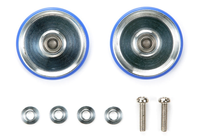 Tamiya 15426 19mm Aluminum Rollers w/Plastic Rings (Dish Type)