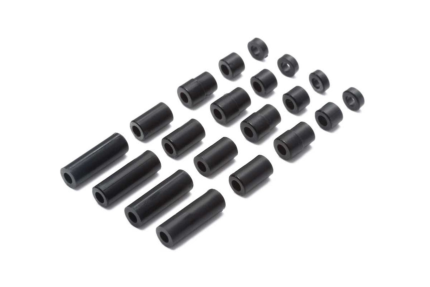 Tamiya 15506 Lightweight Plastic Spacer Set (12/6.7/6/3/1.5mm)