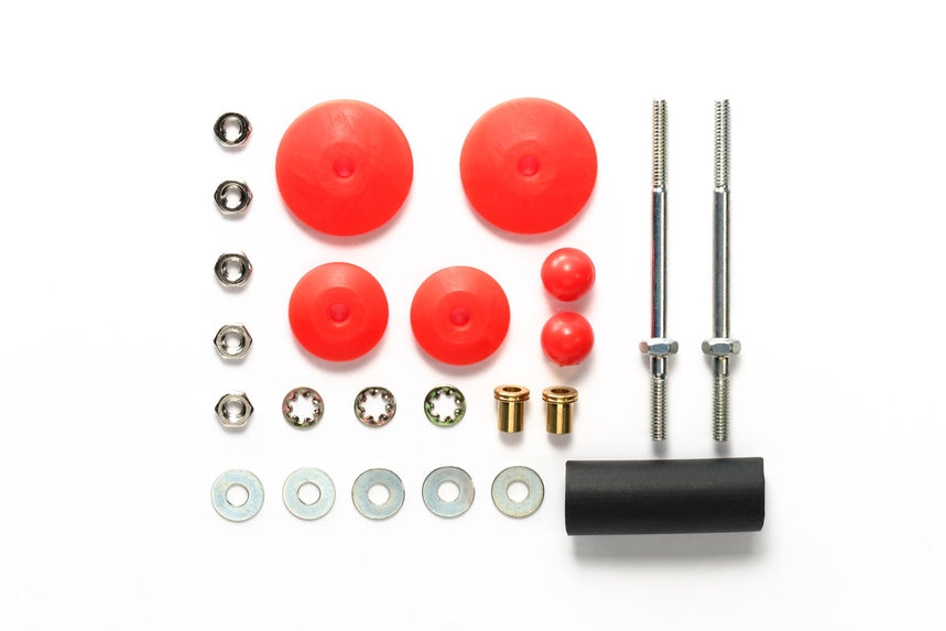 Tamiya 95401 Large Dia. Stabilizer Head Set (11mm, 15mm) (Red)