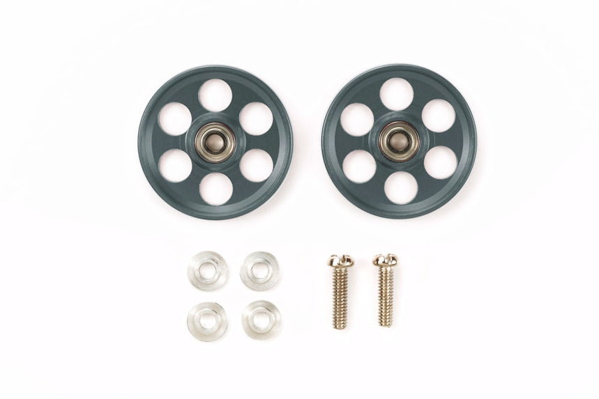 Tamiya 95454 HG Lightweight 19mm Aluminum Ball-Race Rollers Gun Metal