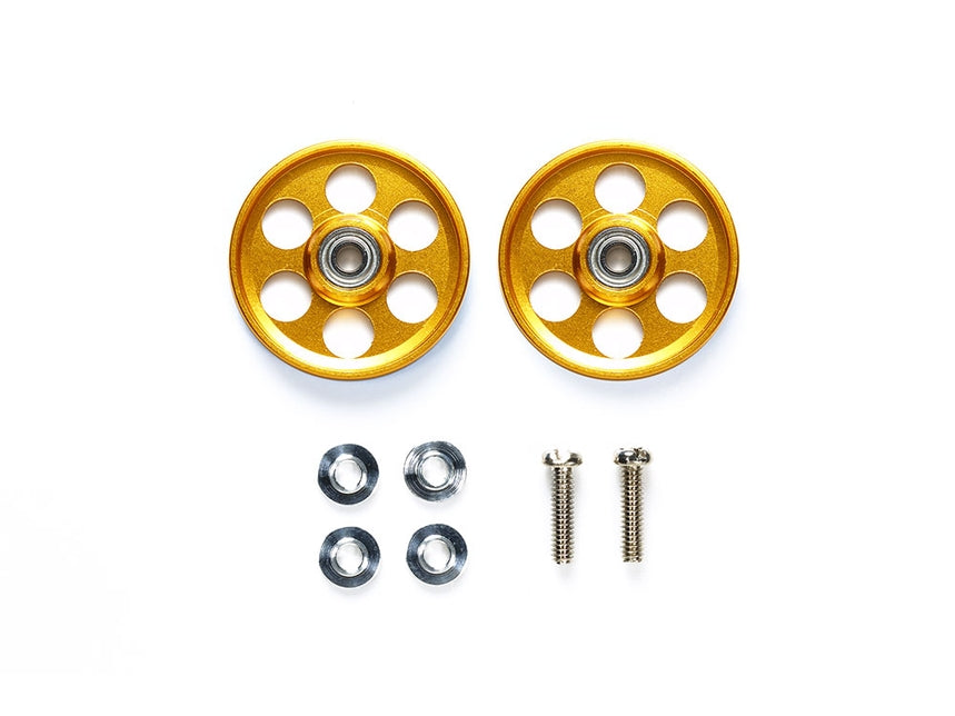 Tamiya 95582 HG Lightweight 19mm Aluminum Ball-Race Rollers Gold