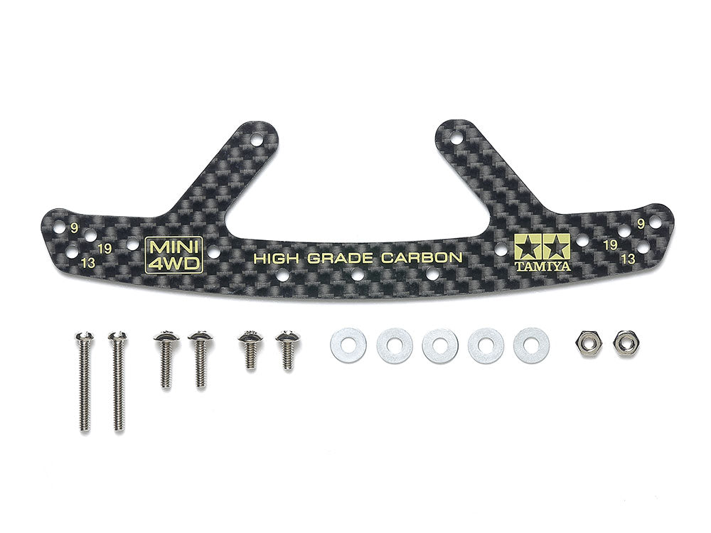 Tamiya 95692 HG Carbon Front Bumper Plate (1.5mm)
