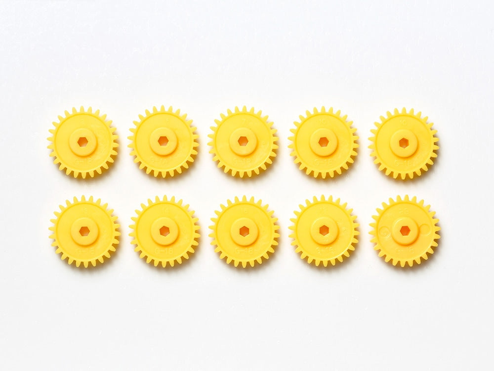 Tamiya 10312 G-18 Gear (Yellow/10pcs.)