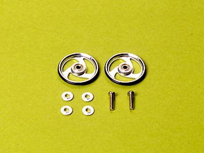 Tamiya 15160 19mm Aluminum Ball-Race Rollers (Aero-Spoke Type)
