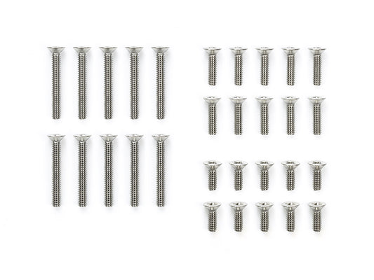 Tamiya 15527 Stainless Steel Countersunk Screw Set (6/8/15mm)