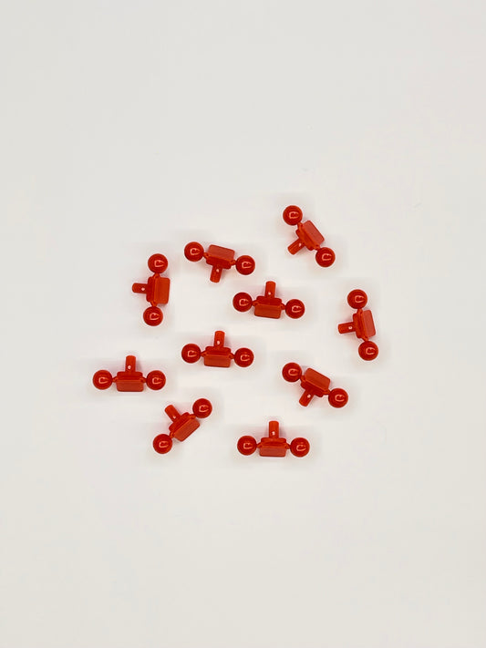 AG Stabilizer Ball Caps (10pcs/Red)