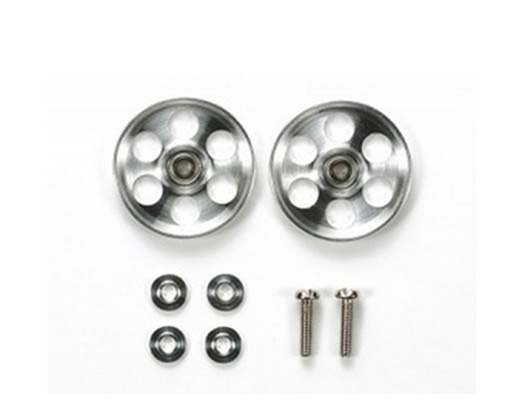 Tamiya 95074 HG Lightweight 19mm Aluminum Ball-Race Rollers Silver