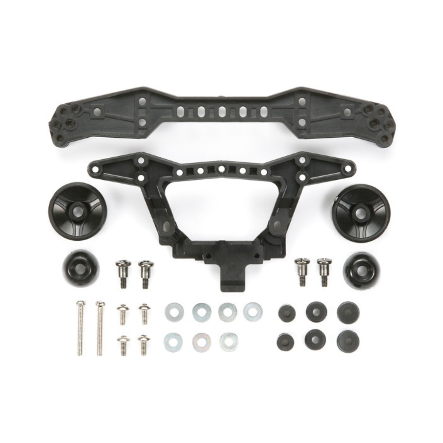 Tamiya 15412 Carbon Reinforced Rear Double Roller Stay (3 Attachment Points)