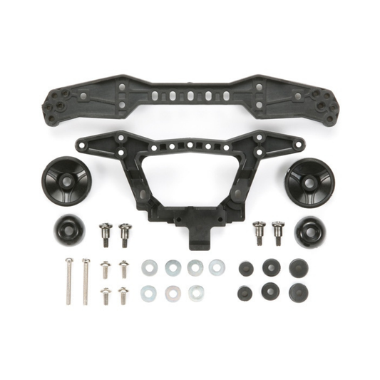 Tamiya 15412 Carbon Reinforced Rear Double Roller Stay (3 Attachment Points)