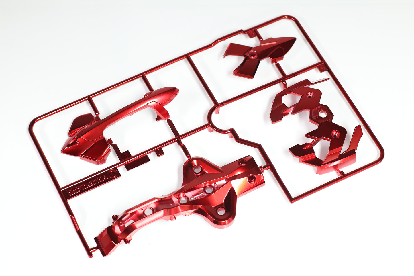 Tamiya Mach Frame Ph Cup Special Red Plated Body Set (Parts-out)