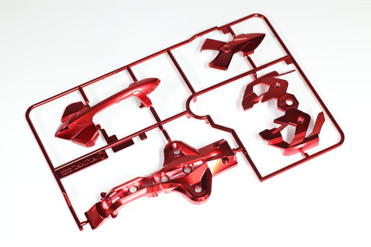 Tamiya Mach Frame Ph Cup Special Red Plated Body Set (Parts-out)