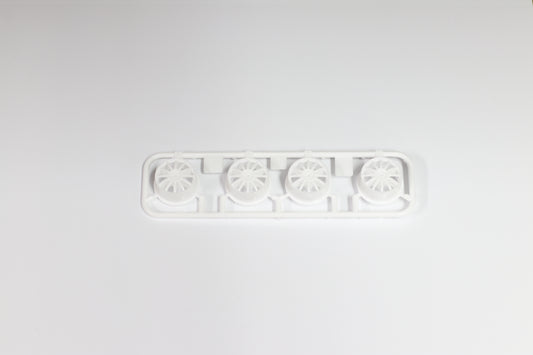 Tamiya Medium Dia. Fin Wheels (White)
