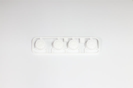 Tamiya Medium Dia. Dish Wheels for Super X (White)