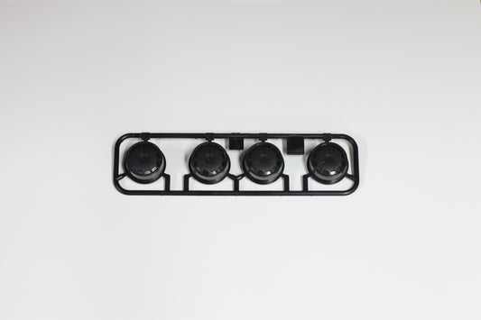 Tamiya Medium Dia. Dish Wheels for Super X (Black)