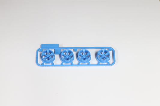 Tamiya Medium Dia. 5 Spoke Wheels (Blue)